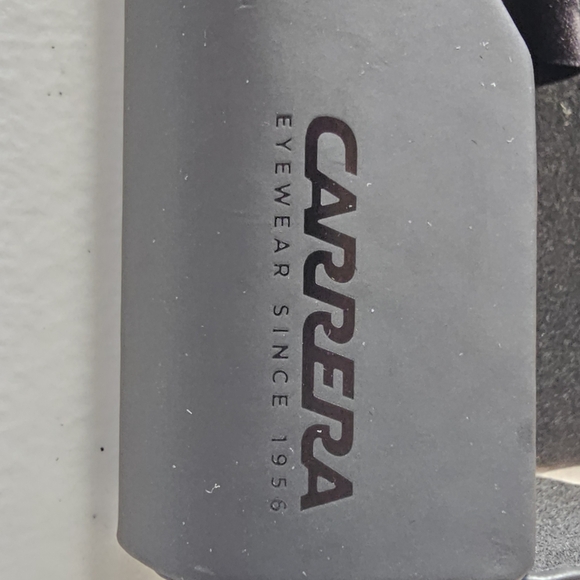 Carrera Black Sunglasses Holder with Red, White, and Black Accent - Picture 2 of 6